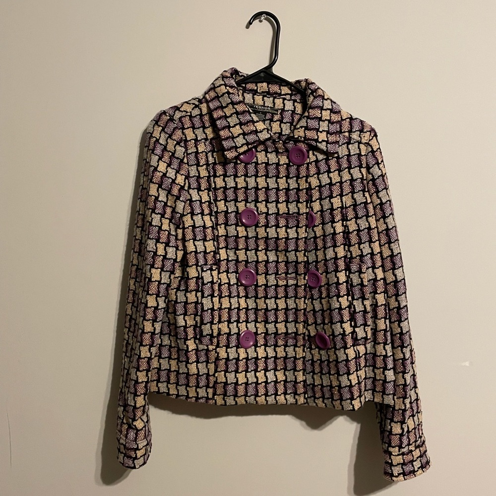 Vintage purple blazer